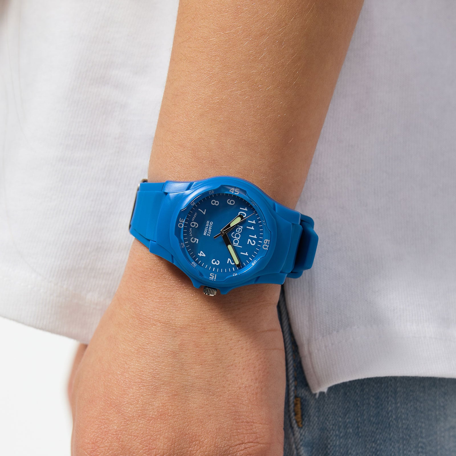 Regal Barnklocka Blå