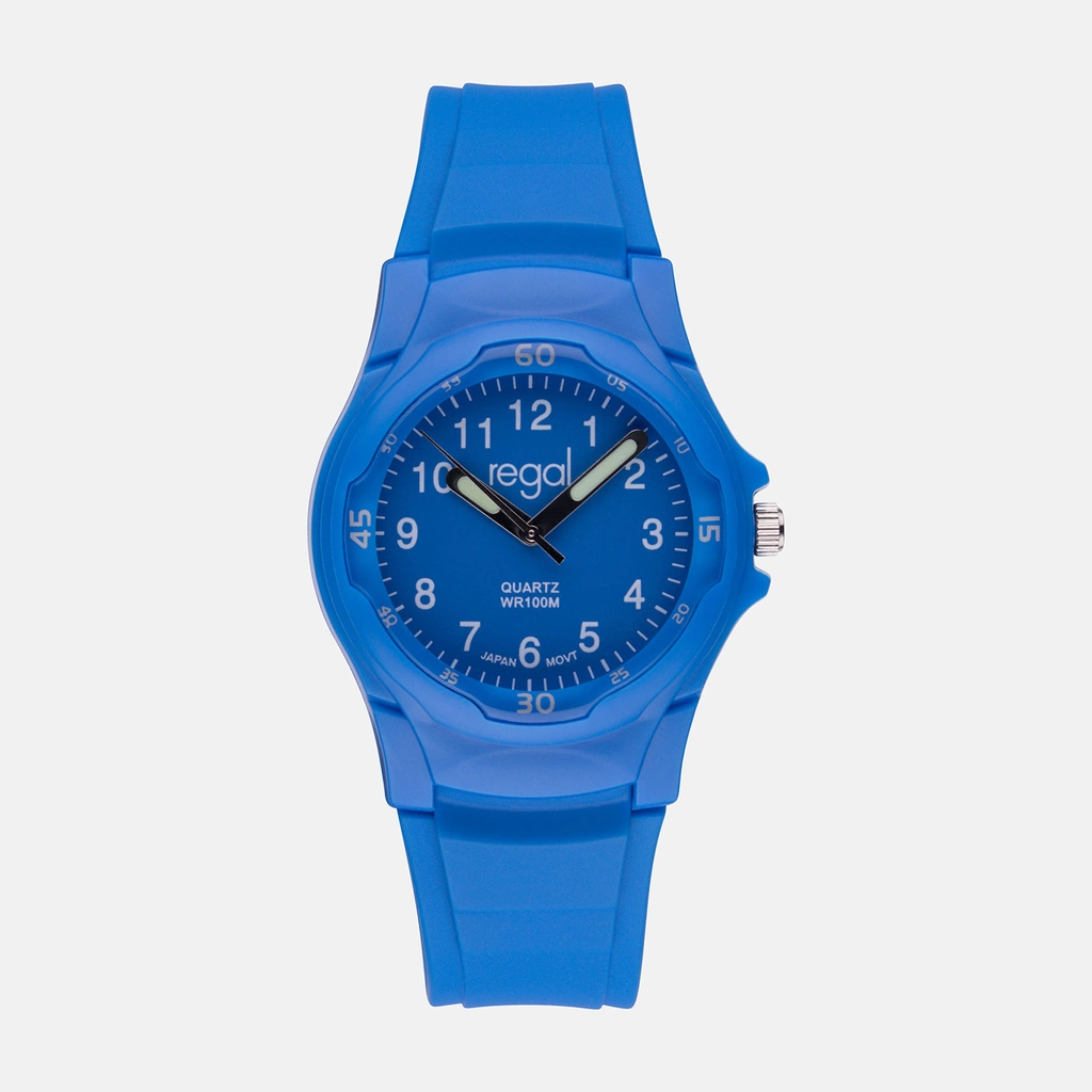 Regal Barnklocka Blå