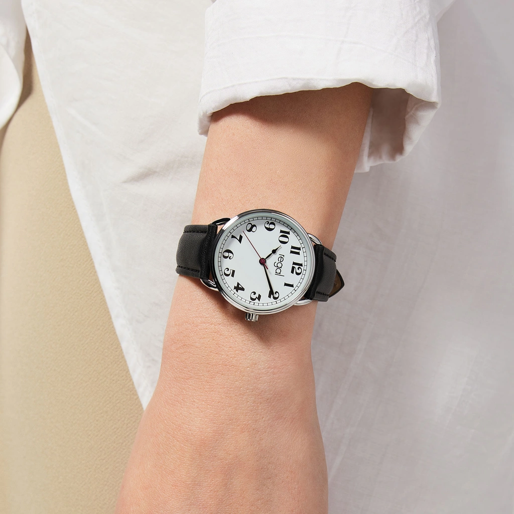 Regal damklocka - silverton/svart, 35 mm