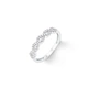 Ring 925 Sterling Silver - vita Kubisk Zirkonia