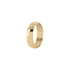 Guldpläterad ring - slät 5 mm bred, 16