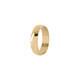 Guldpläterad ring - slät 5 mm bred, 16