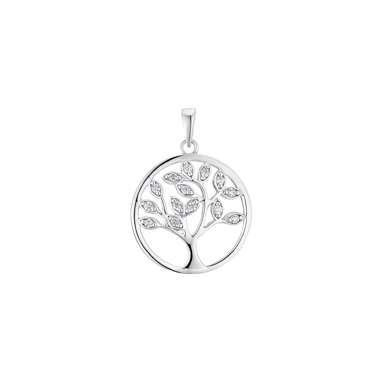 Hängsmycke i äkta silver - livets träd, 28 mm