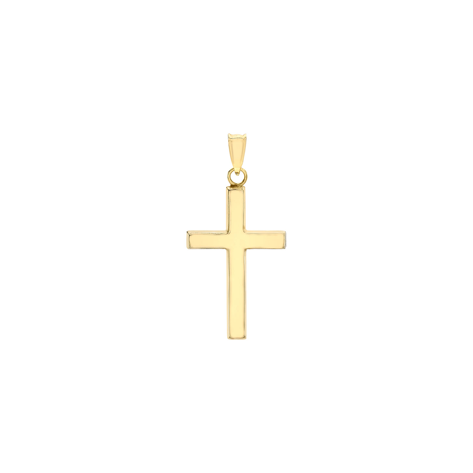 Hängsmycke 9k guld - Kors 25x15 mm