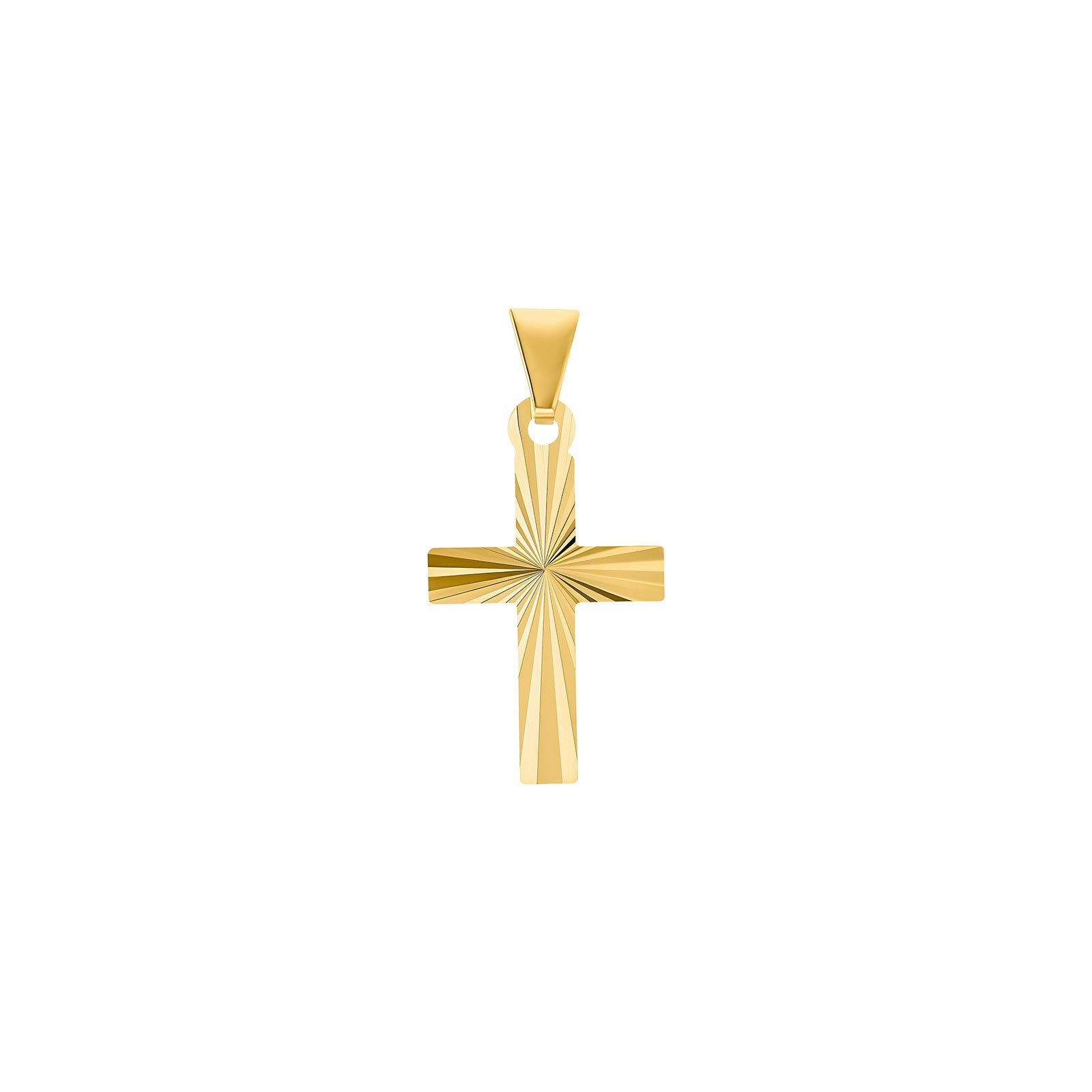 Hängsmycke 9k guld - kors, 18 mm
