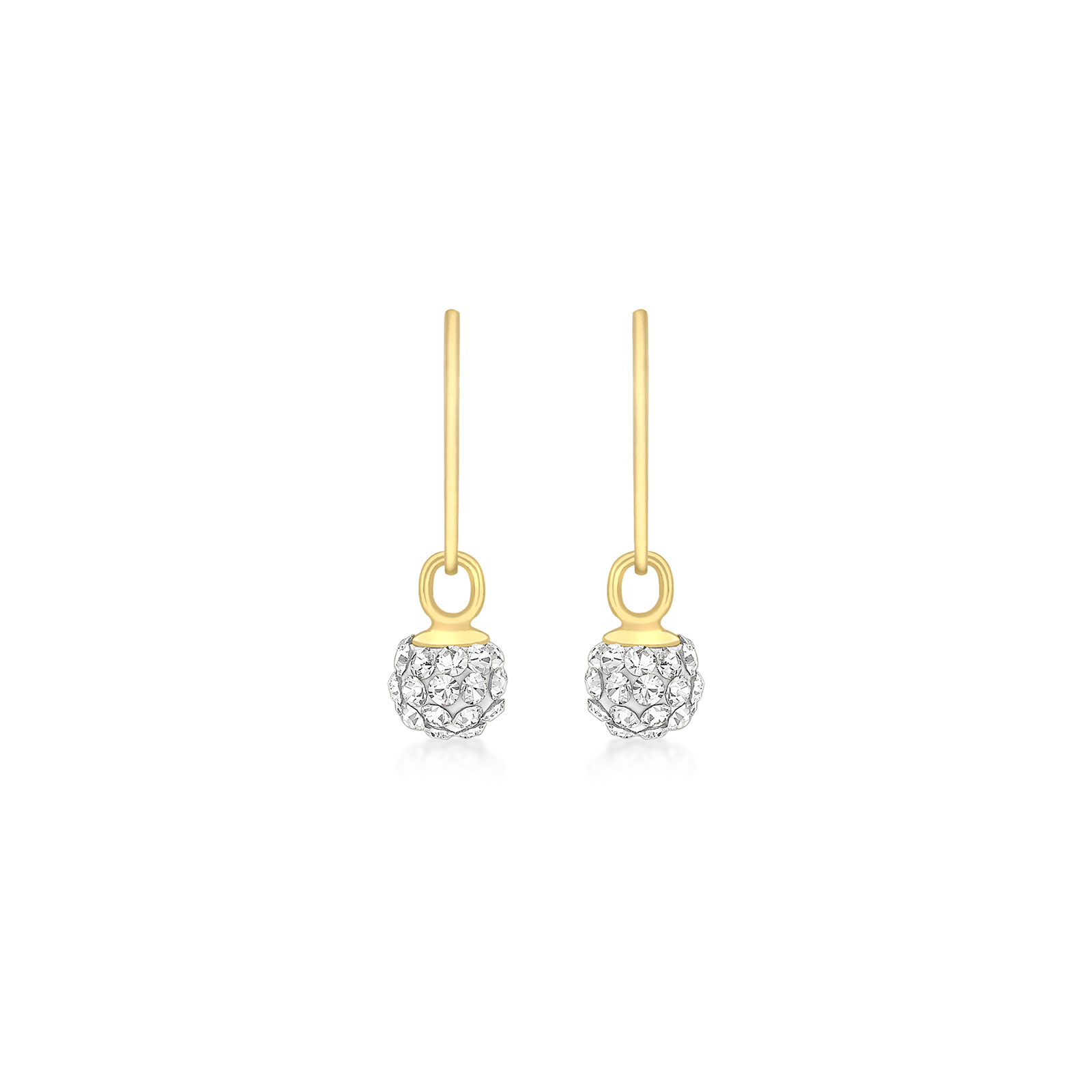 Örhängen 9k guld - kula 5 mm