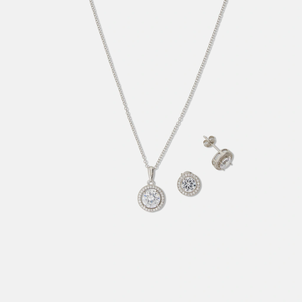 Smyckeset i äkta silver - halo