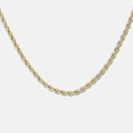 Halsband 9k guld - Repkedja 46 cm