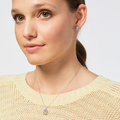 Set 925 Sterling Silver - örhängen & halsband