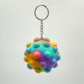 Pop it Bubble ball, rainbow - 65 mm