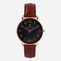 Black Oak klocka - Svart/Brun