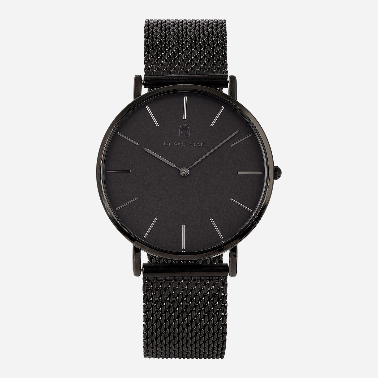 Black Oak Gerardii herrklocka - svart mesh, 41 mm
