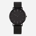 Black Oak Gerardii herrklocka - svart mesh, 41 mm