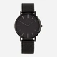 Black Oak Gerardii herrklocka - svart mesh, 41 mm