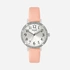 Regal Barnklocka - ljusrosa/silver, strass, 33 mm