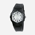 Q&Q barnklocka - gummiband, svart/vit, 32 mm