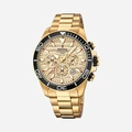 Festina F20364/1 Prestige - herrklocka stål/guldton, 44mm
