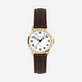 Moretime damklocka - guld/brun, 27 mm