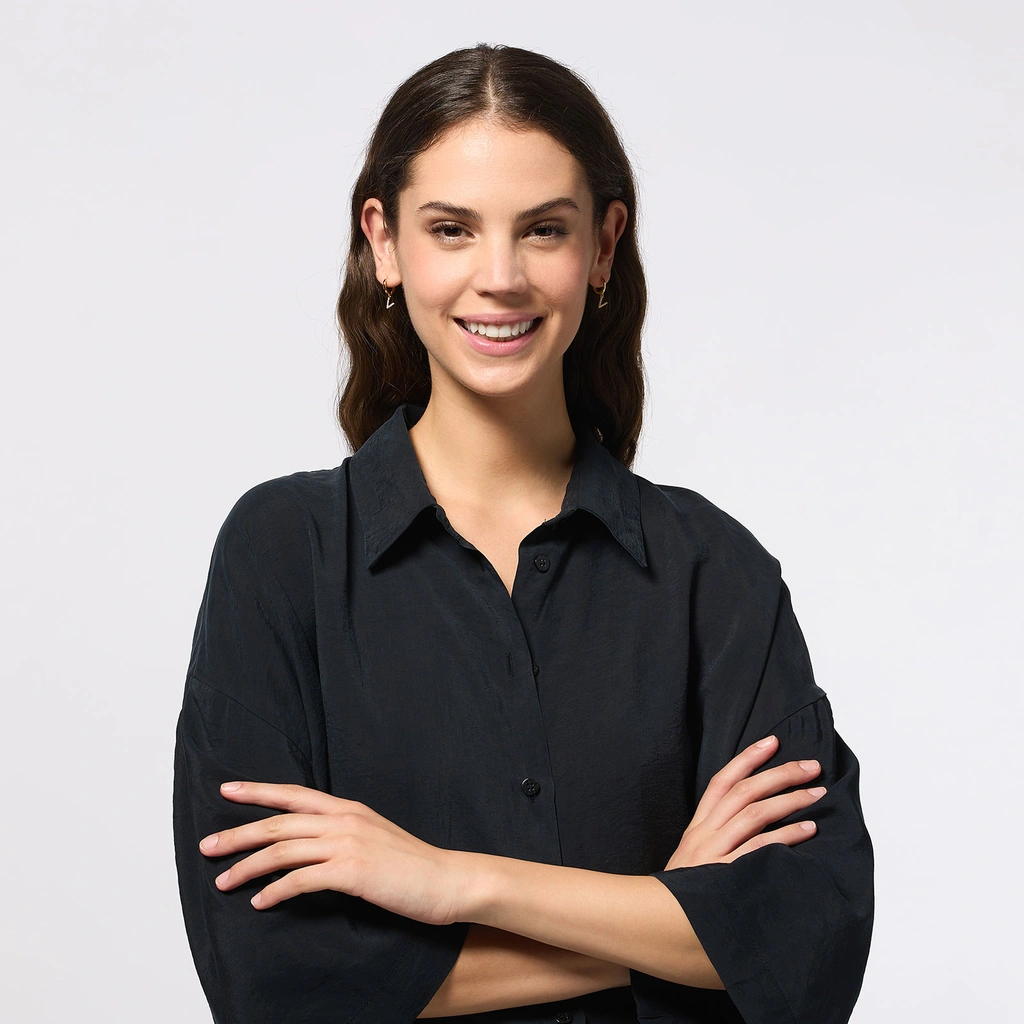 Guldpläterade silverörhängen - hoops V