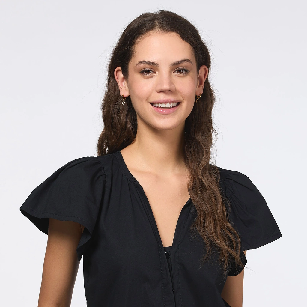 Guldpläterade silverörhängen - hoops U