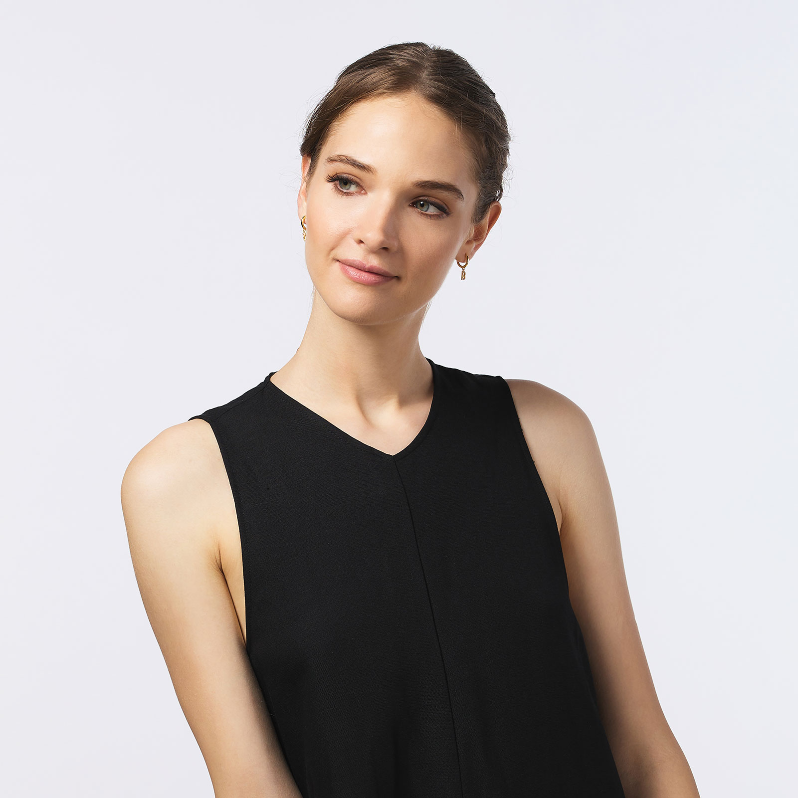 Guldpläterade silverörhängen - hoops B