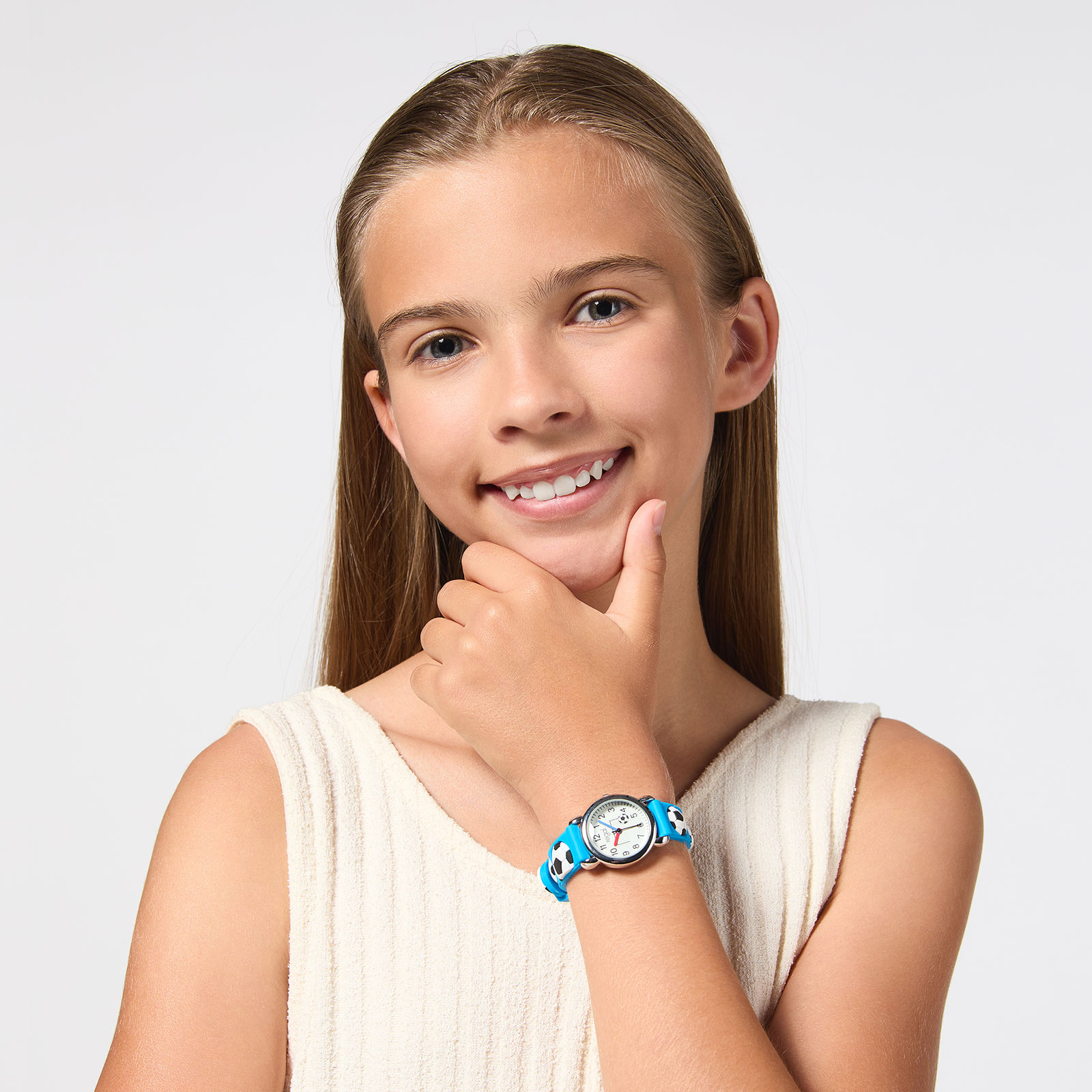 Klocka i ask barn  fotboll - RG6500-113