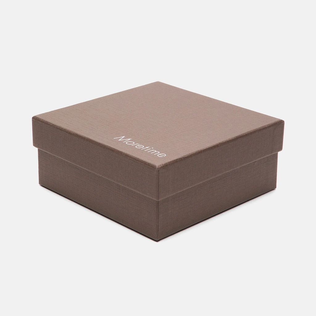 Moretime herrklocka - set med extra armband, silver/blå