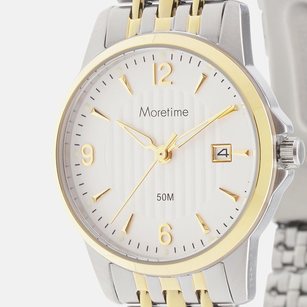 Moretime damklocka - set med armband, bicolor, 28 mm