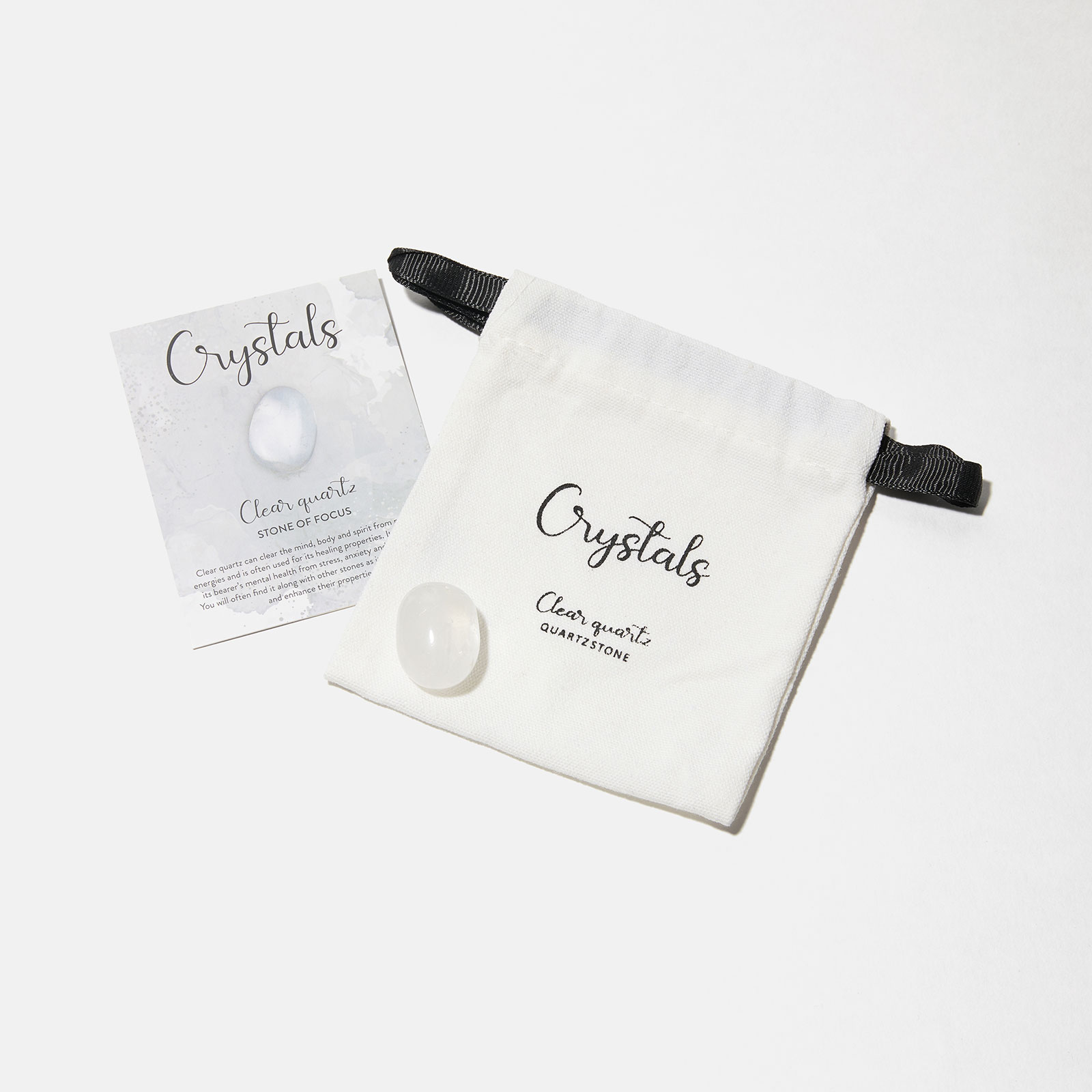 Kristall Bergskristall - Fokus