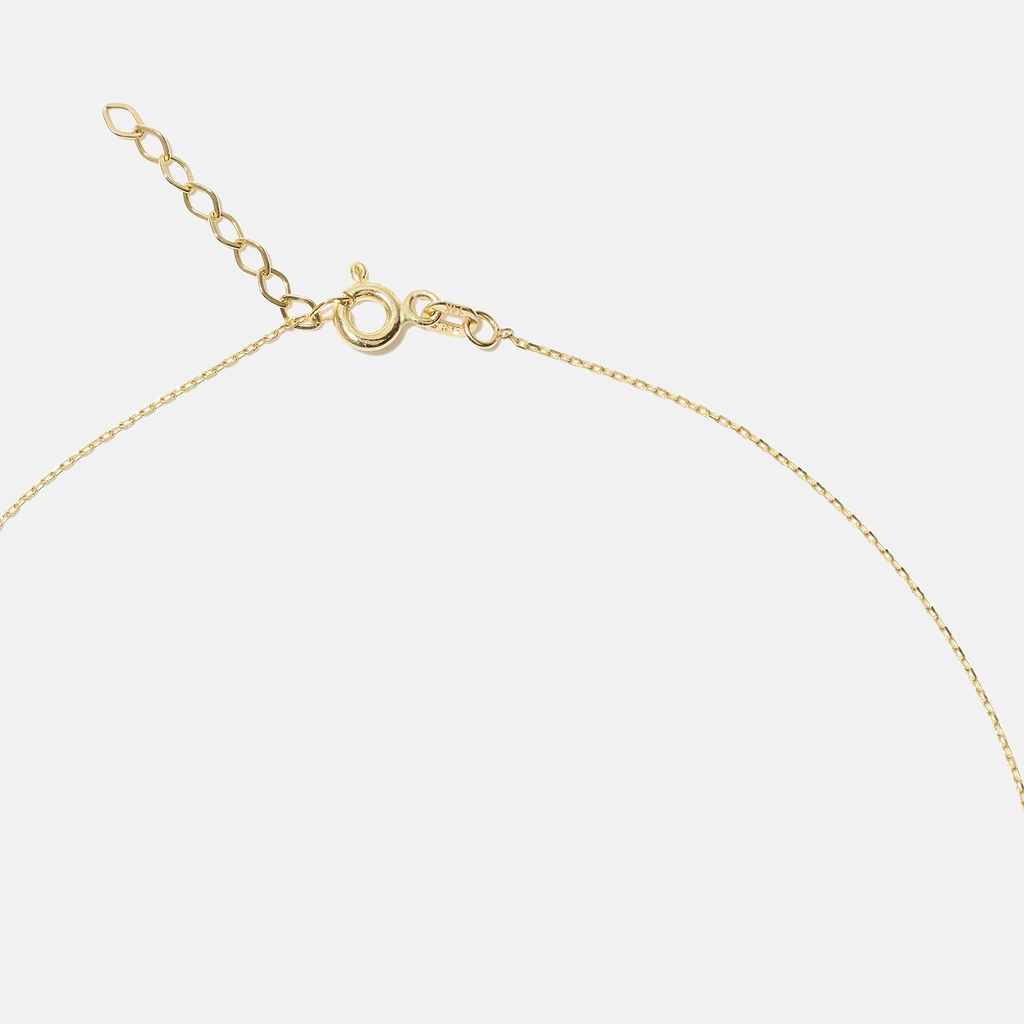 Halsband 18k guld, Kubisk Zirkonia - 42+3 cm