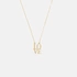 Halsband 18k guld, Love - 42+3 cm