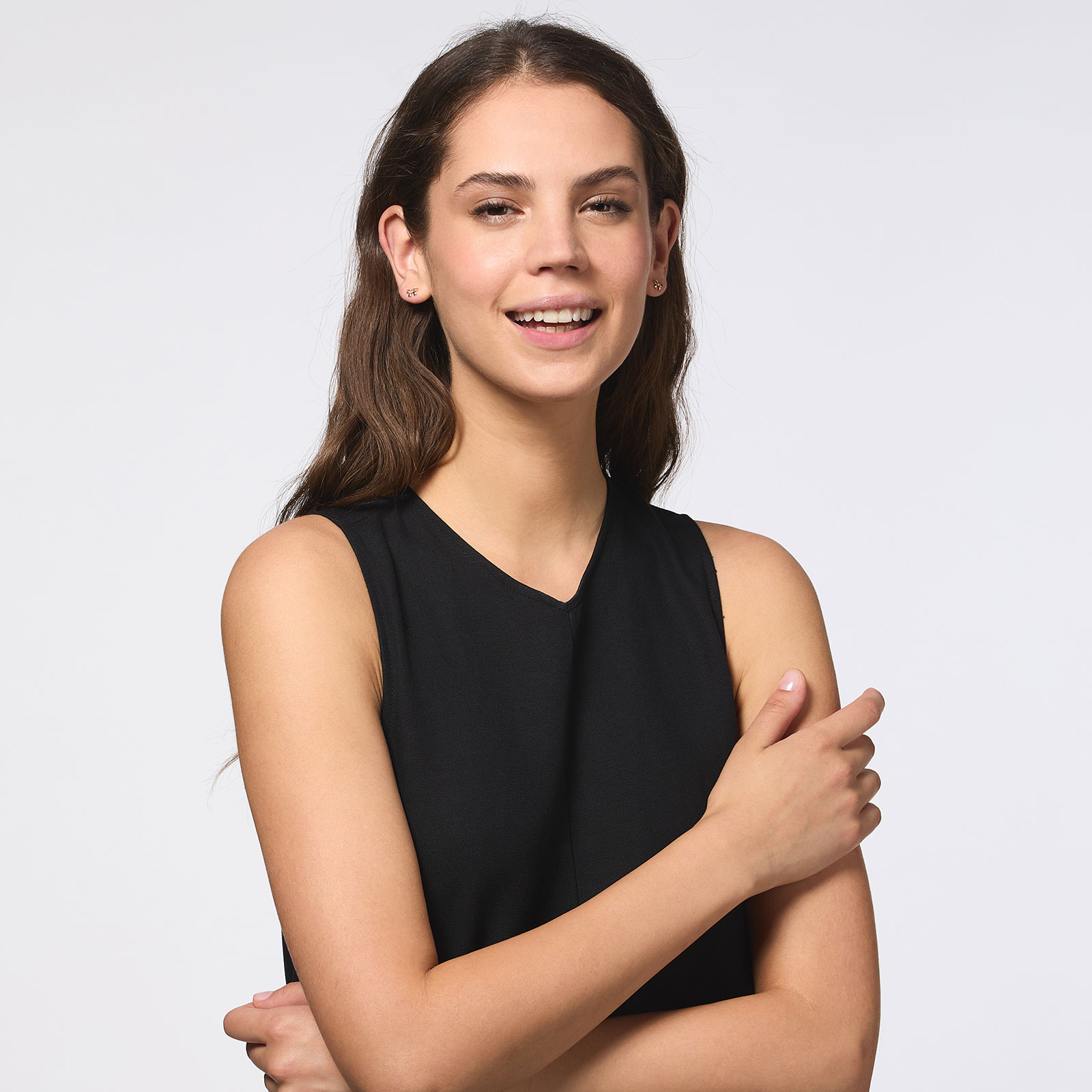 Örhängen 18k guld - rosetter