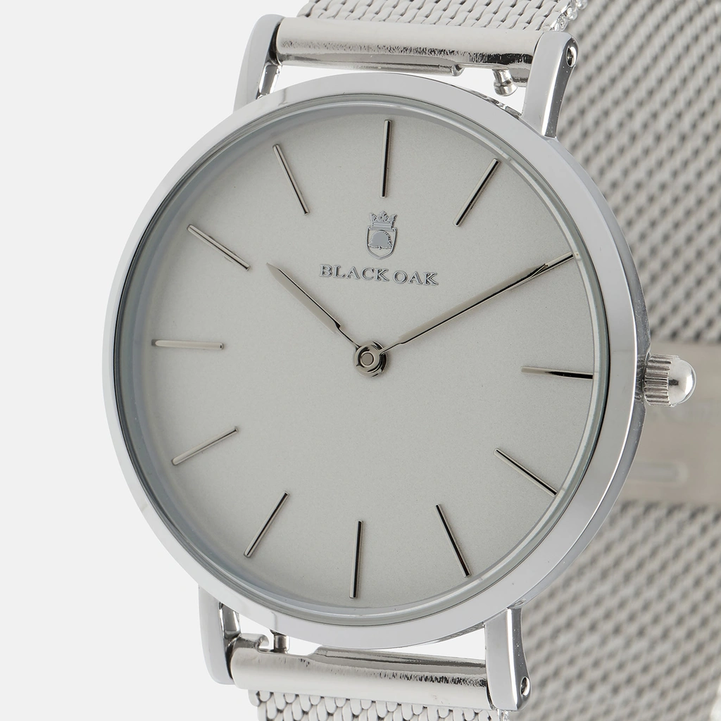 Black Oak Gerardii damklocka - silver, 33 mm