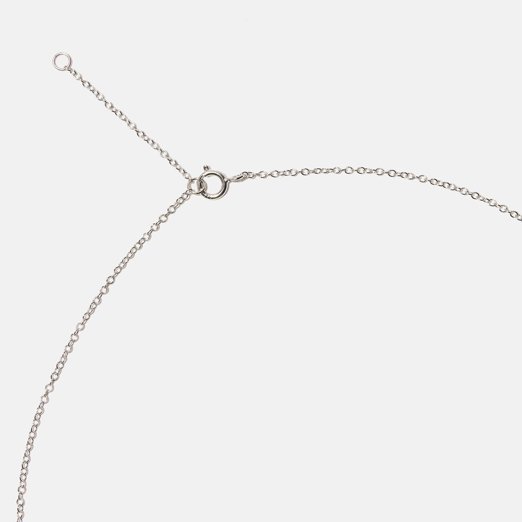 Halsband 925 Sterling Silver, bokstav L - 42+3 cm