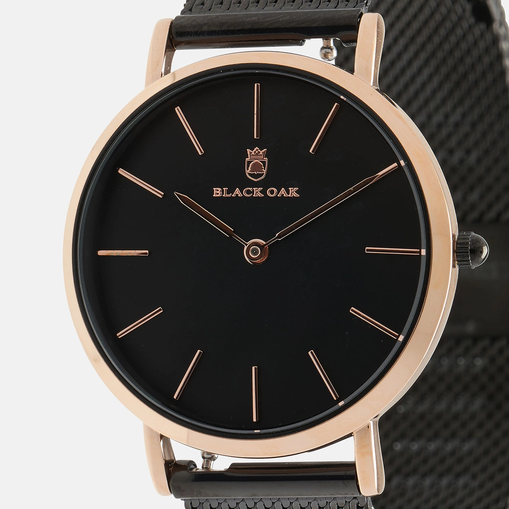 Black Oak Gerardii damklocka - svart/guld, 33 mm