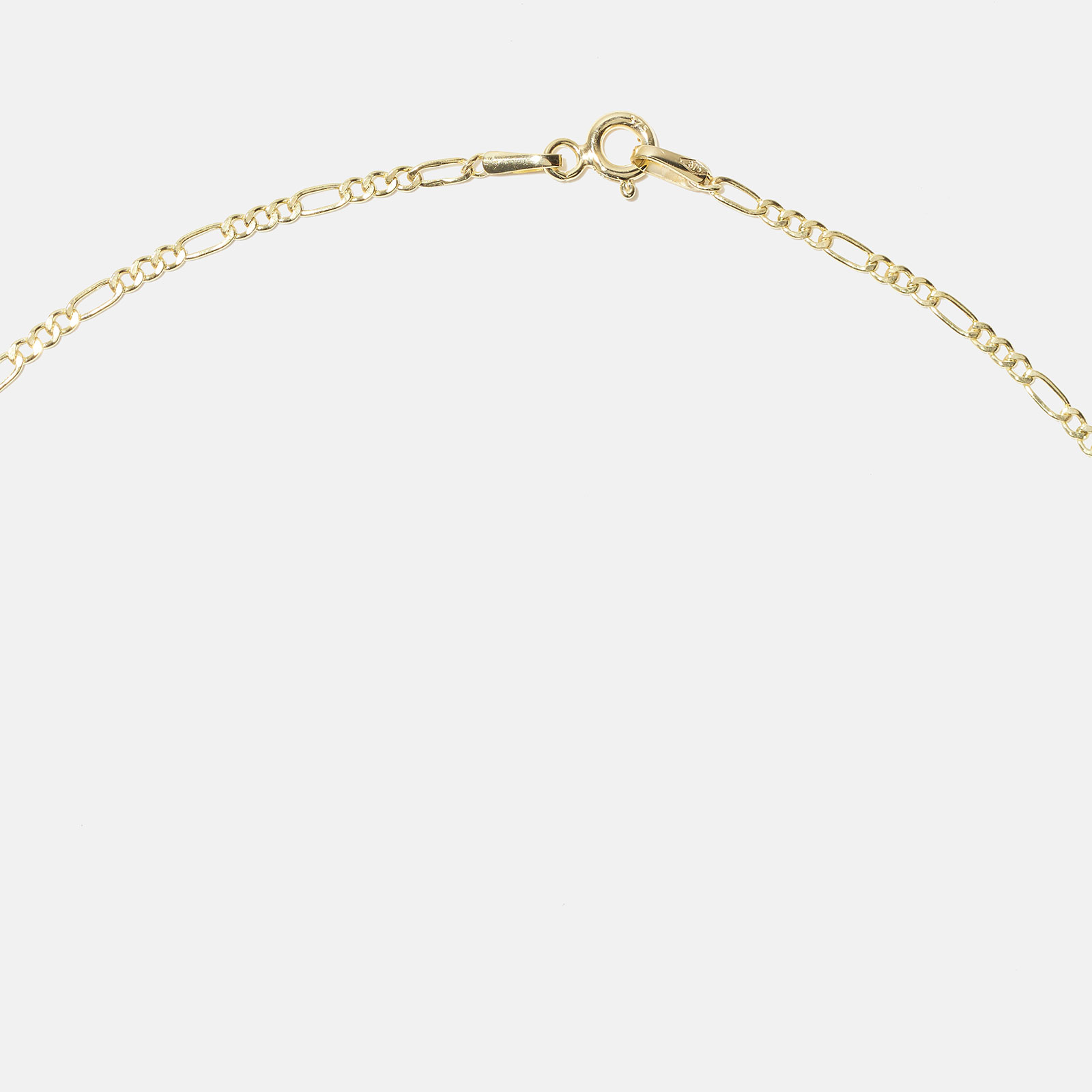 Halsband 9k guld Figarokedja - 51 cm