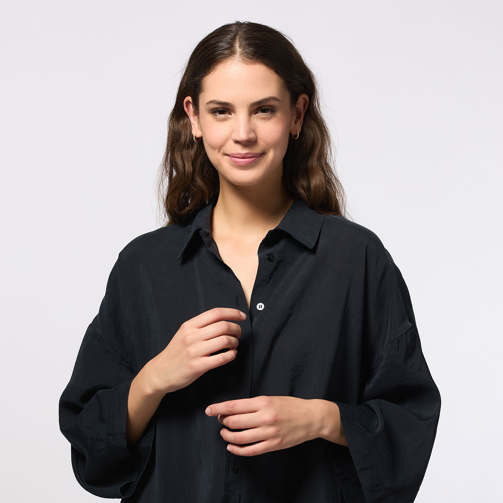 Guldpläterade silverörhängen - hoops 15 mm