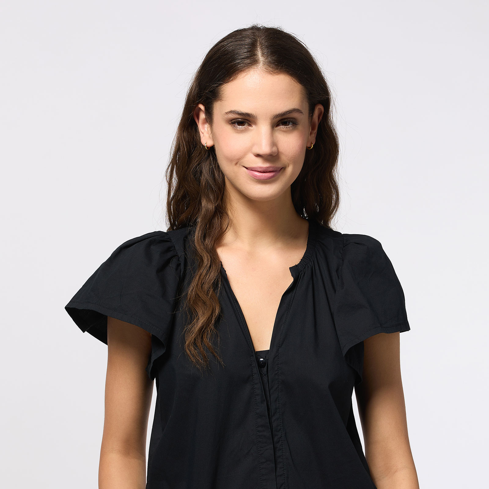 Guldpläterade silverörhängen - mönstrade hoops 12 mm