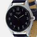 Regal herrklocka -  blå band, silverton/blå, 40mm