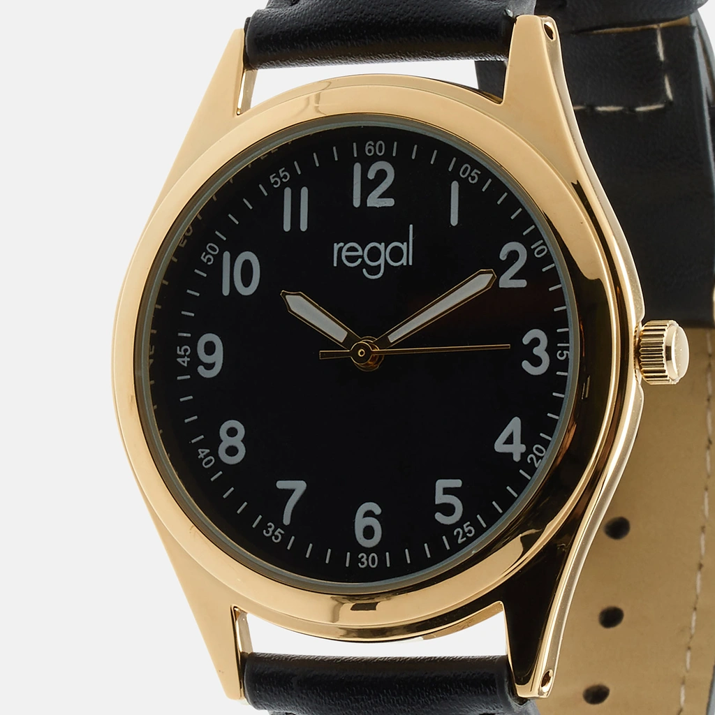 Regal Classic line - svart/guldton, 36mm