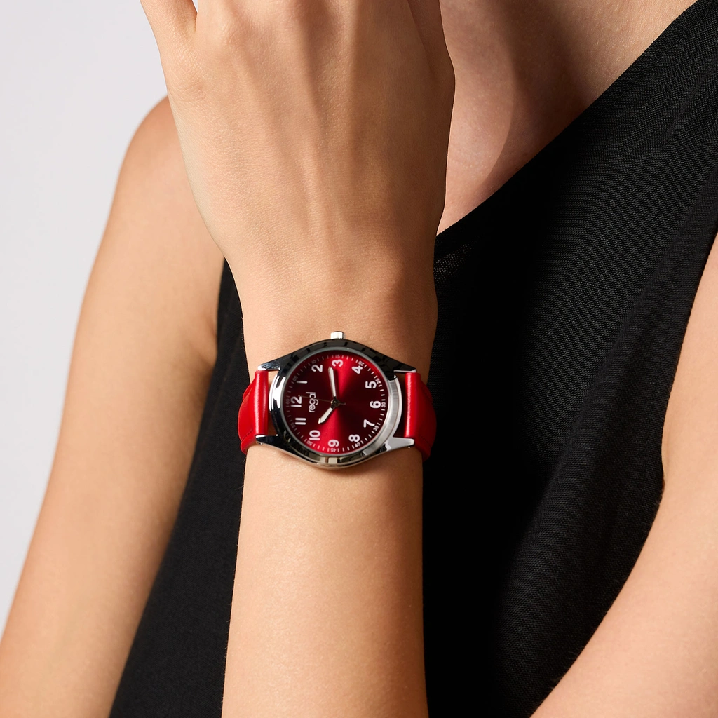 Regal Classic line - röd/silverton, 36mm