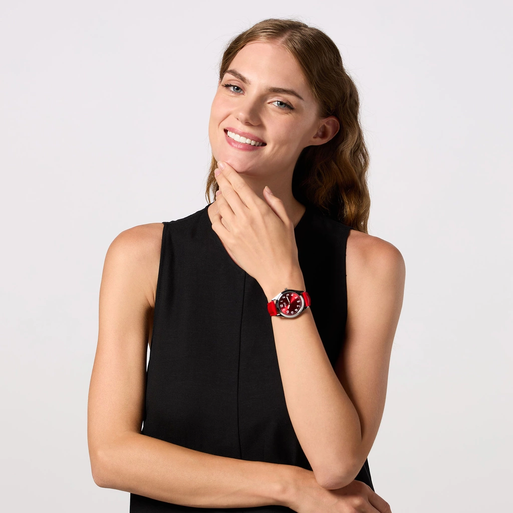 Regal Classic line - röd/silverton, 36mm