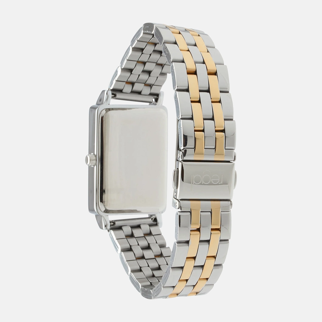 Regal damklocka - rektangulär, bicolor, 24x32mm