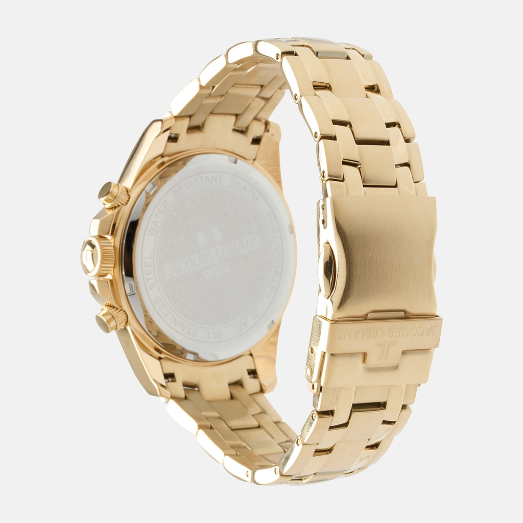 Jacques Lemans Liverpool - herrklocka guld/blå, 44mm