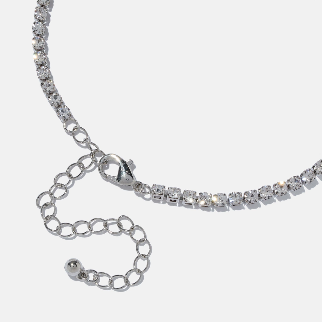 Smyckeset strass - armband, örhängen & halsband