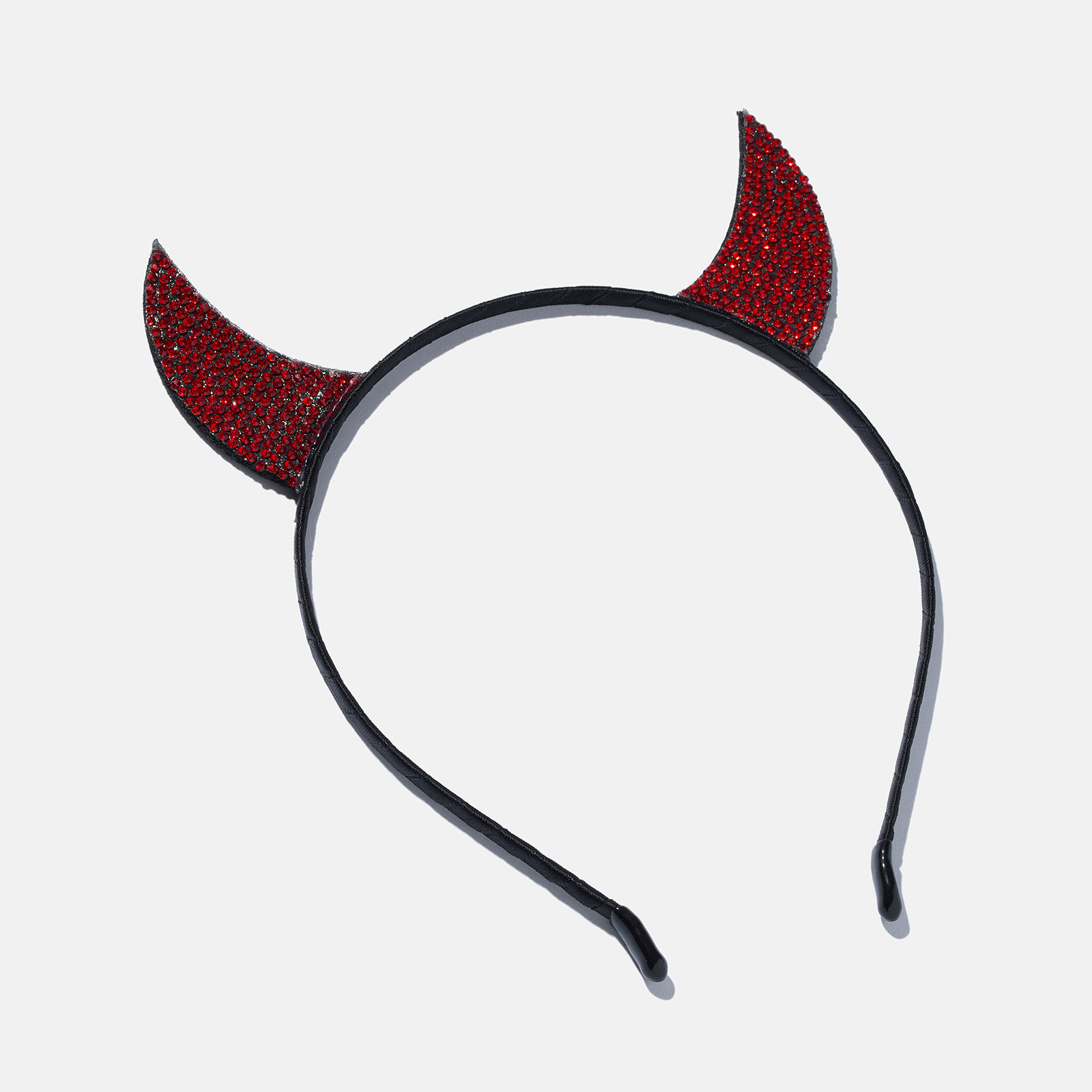 Diadem mörkröda horn - Halloween Collection