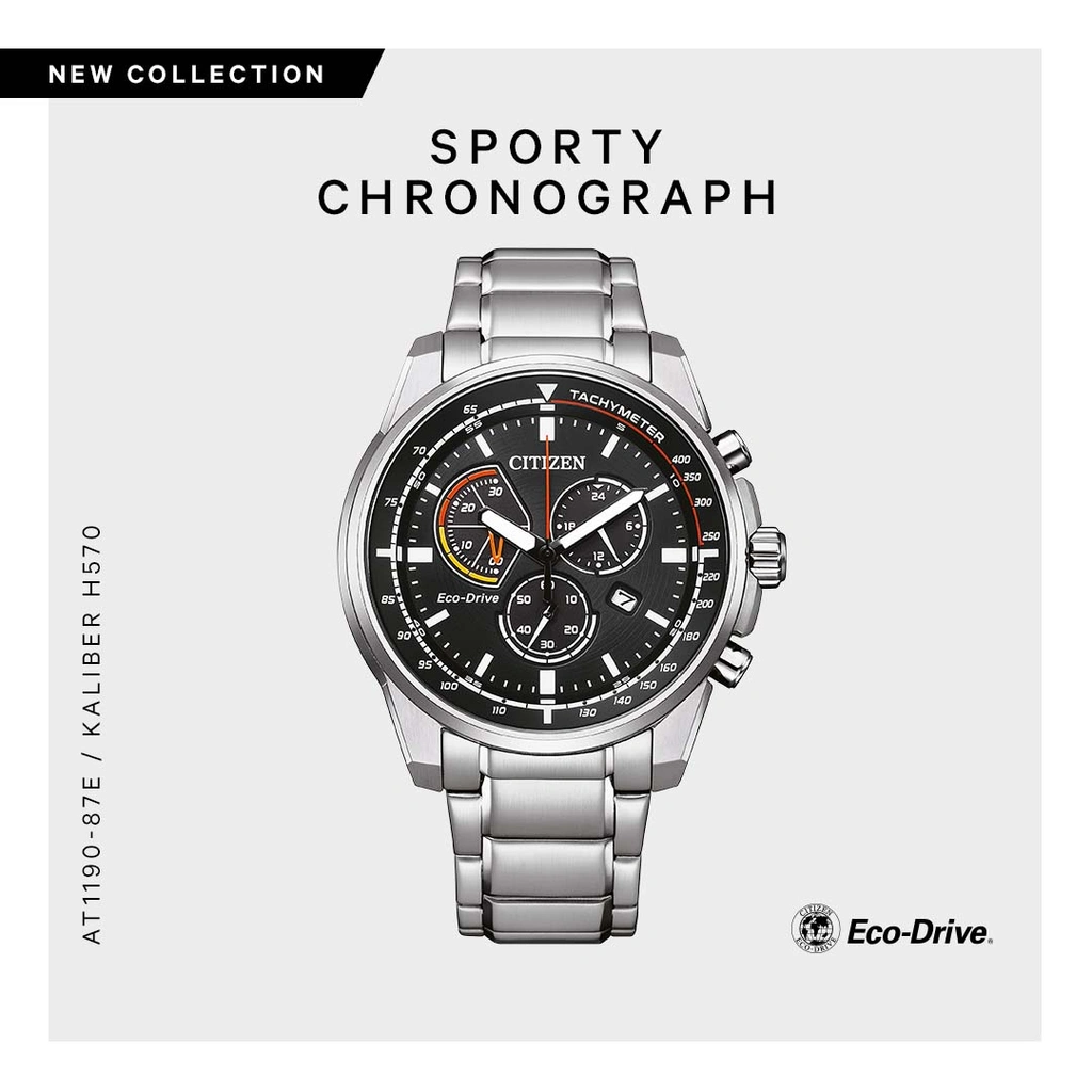 Citizen Chrono herrklocka Eco-Drive AT1190-87E