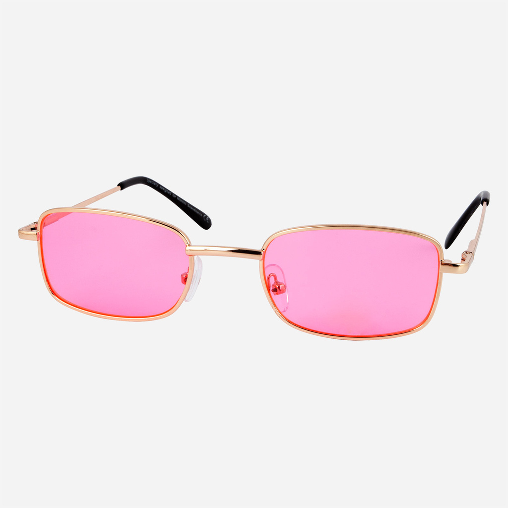 Solglasögon rosa fyrkantiga