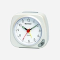 Väckarklocka - vit, 7x6,5 cm