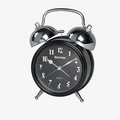 Väckarklocka - rund svart